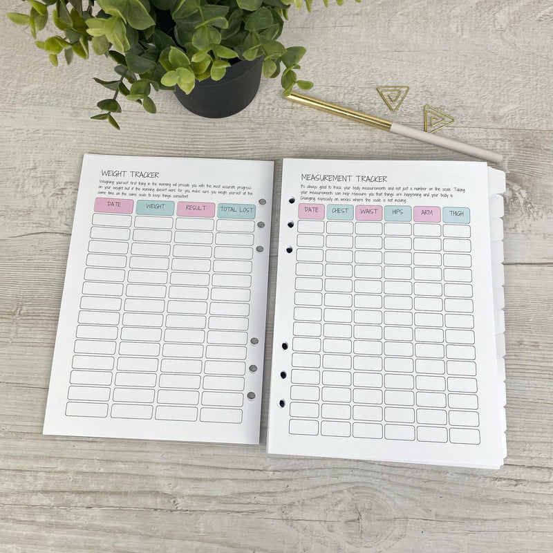 A5 Deluxe Planner Inserts -  Thank Yourself Cover - Inserts