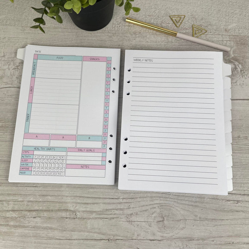 A5 Deluxe Planner Inserts - Yesterday - Inserts