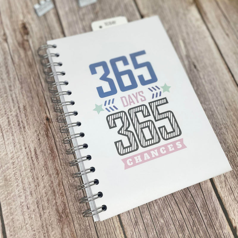 12 Month Journal - 365 Chances Cover + Bookmark
