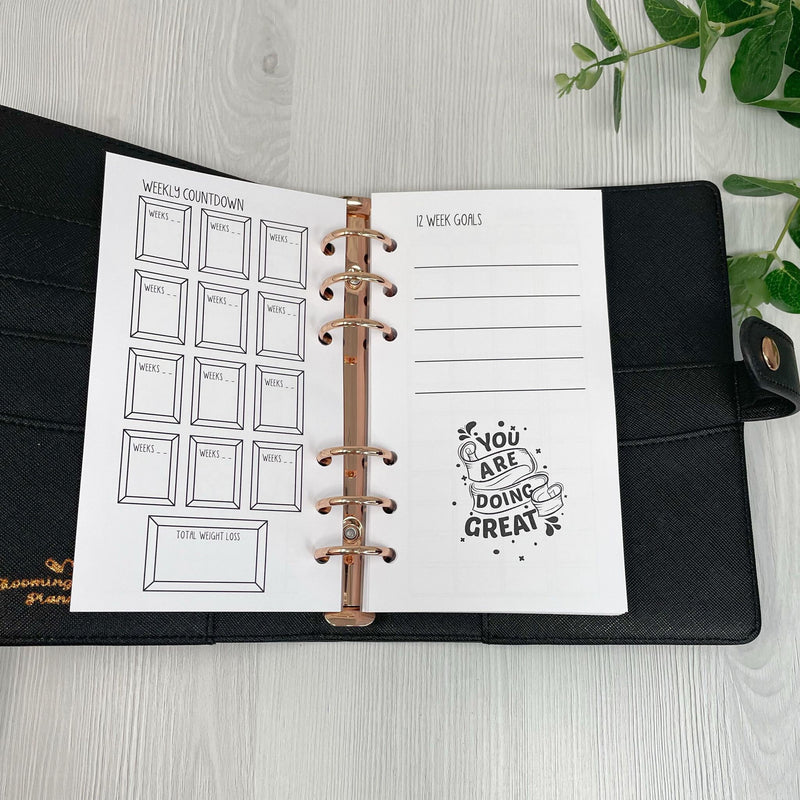 Food Diary - Personal Size Inserts