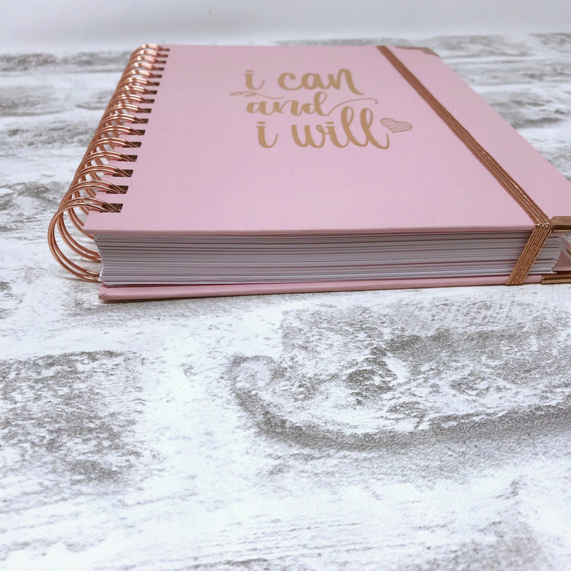 Rose Gold Diet Planner - (FACTORY SECONDS)