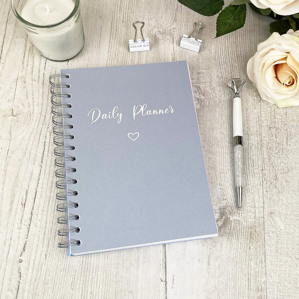 Undated Daily Planner - Grey